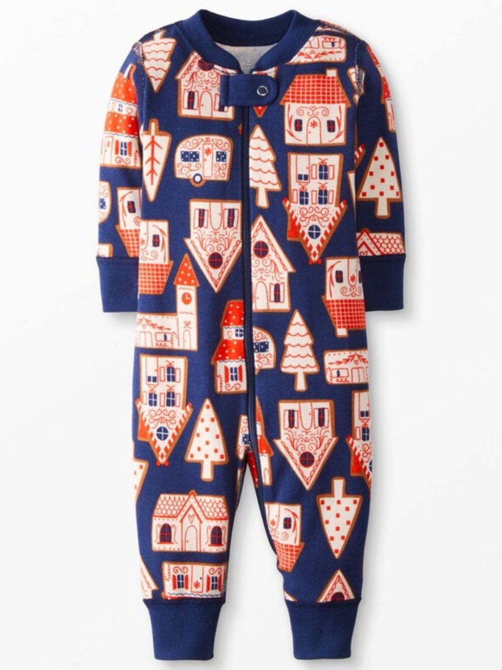 Hanna Andersson: Baby Boy Christmas Print Organic Cotton 1 Piece Size 3-6 M NEW
